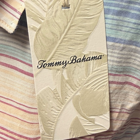 Tommy Bahama Pastel Striped Button Down Shirt - Picture 4 of 9